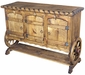 Wagon Wheel Buffet with 3 Doors