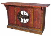 Wagon Wheel Rustic Bar
