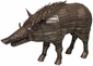 Warthog Metal Yard Art Sculpture