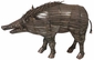 Warthog Metal Yard Art Sculpture