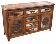 Western Rustic Furniture With Cowhide