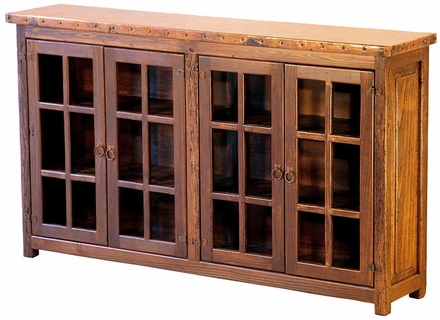 Windowed Buffet with Copper Top