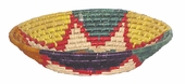 Multi-Color Woven Palm Bread Baskets - Set of 2