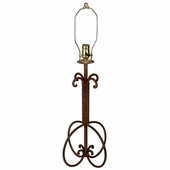 Wrapped Iron Table Lamp Base