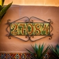 Wrought Iron Address Tile Holders