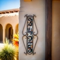 Wrought Iron Address Tile Holders - Vertical