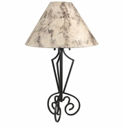 Wrought Iron Floor and Table Lamps