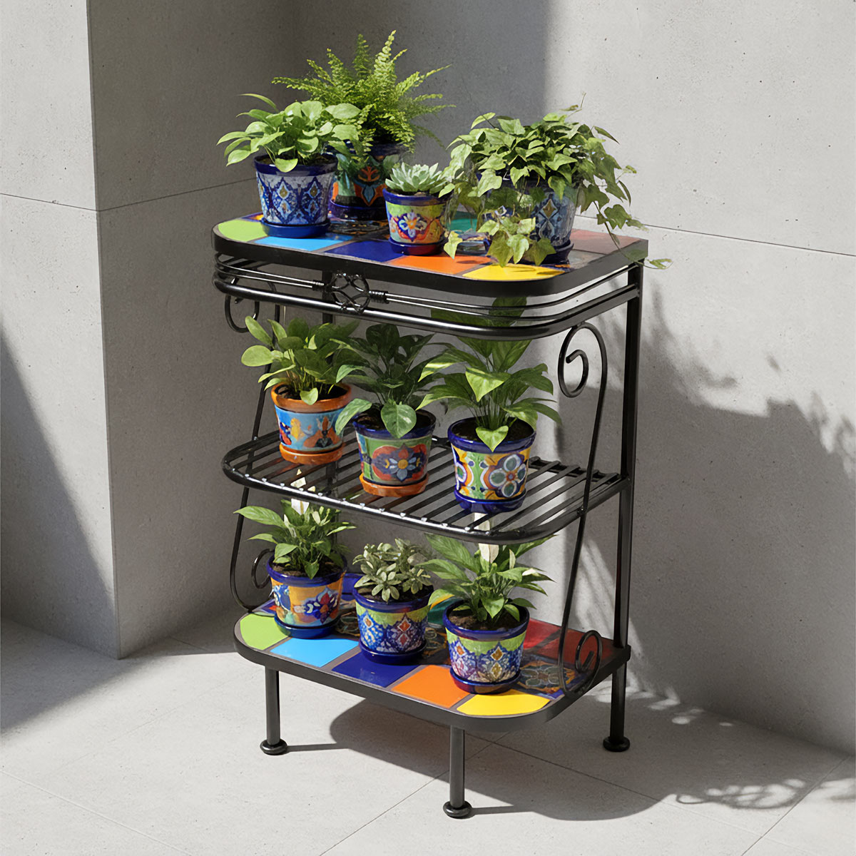 10 inch planter indoor Succulent Pot, Large Succulent Planter Pot with Stand, 10 Inch Cerami –  artketty