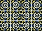 Wrought Iron - Talavera Tile Side Table - 12 Tiles - A
