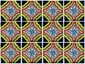 Wrought Iron - Talavera Tile Side Table - 12 Tiles - C