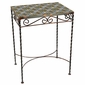 Wrought Iron - Talavera Tile Side Table - 12 Tiles - E