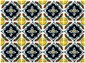 Wrought Iron - Talavera Tile Side Table - 12 Tiles - F