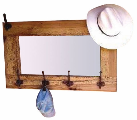 Wyoming Coat Hook Wood Frame