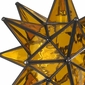 Yellow Glass Star Light