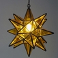 Yellow Glass Star Light