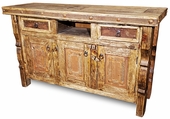 Yugo Buffet with Iron Accents - 3 Doors - 2 Drawers