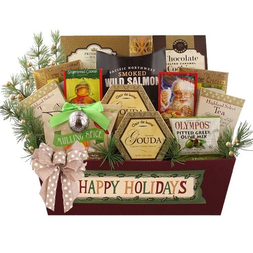 Happy Holidays Gift Basket