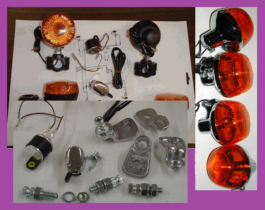  EVERYTHING BLINKER BLINKERS, STEMS, MOUNTS AMD WIRING SO_YOU_CAN MAKE