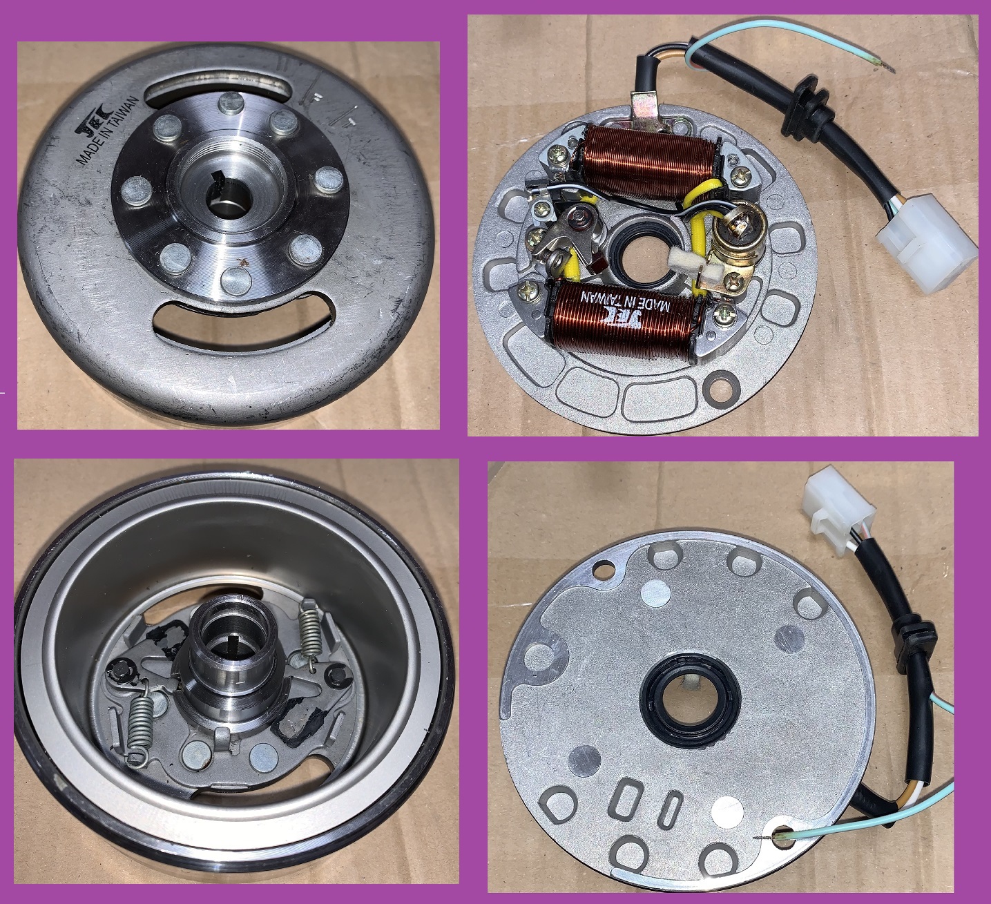  e NEW!! CT70H CT70HK1 SL70 XL70 ALTERNATOR SET STATOR AND FLYWHEEL