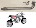 @ DRAG PIPE HEADER TYPE SHORTY EXHAUST WITH REMOVABLE RESTRICT-ER INSERT (STAINLESS_STEEL) 7/20H (DRAG/PIPE) (S1259)