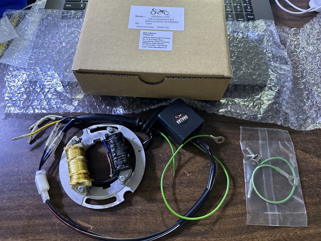 NEW OHTOKC C100 CA100 CA110 CA105T CDI IGNITION Conversion Kit [W/DENSO