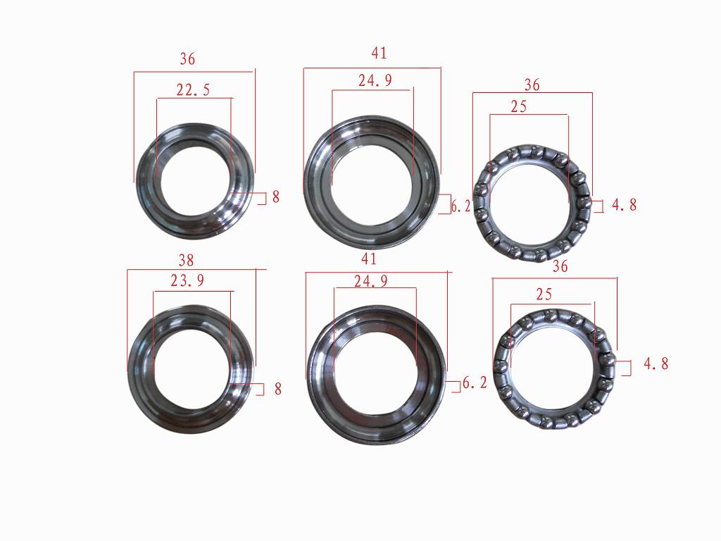 OEM_TYPE_STEERING HEAD BEARING SET (Fits_Many_Hondas) (CRF5/STR/SET