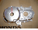 @ with both valves in the shut position  line up the "T" mark on the flywheel with this notch