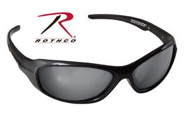9MM SUNGLASSES - BLACK FRAME - SMOKE LENS