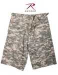 ACU DIGITAL ZIPPER FLY EXTRA LONG FATIGUE SHORTS
