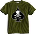 OD Green Death Spade T-Shirt OD Green Death Spade T-Shirt