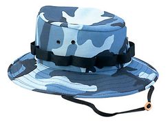 SKY BLUE CAMO JUNGLE HATS