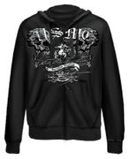USMC RAGING SKULLS ZIPPER HOODIE