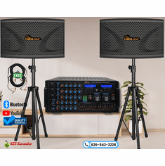 <font color=" blue">"ASCOMBO6"</font> IDOLmain 6000W IP-5900 Professional Mixing Amplifier Plus IPS-800 Speakers With Bass Booster and Stand Karaoke Combo <font color=" red">Free gifts </font>  