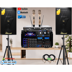 <font color=" blue">"ASM14"</font>IDOLpro 4000W High-End Speakers With 8000W Professional Bluetooth Mixing Amplifier, Dual Luxury Wireless Microphones Home Karaoke System<sup><font color=" red">Free gifts</b></font></sup>