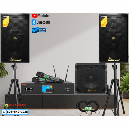 <font color=" blue">"ASM27" </font>7000W Super Bass Home Karaoke System With Full Set of Mixing Amplifier, 4000W Loudspeakers,1500W Subwoofer and Wireless Microphones<sup><font color=" red">Free Gifts</font></sup>