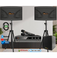 <font color=" blue">"ASM28"</font> IDOLmain 2400W Speaker With 4000W Digital Mixing Amplifier with Equalizer, Optical Built-In And Dual Advanced Wireless Microphones Karaoke System  <sup> <font color=" red" >Free Gifts</font></sup> 