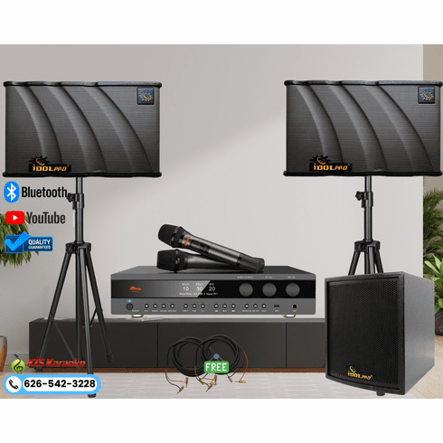 <font color=" blue">"ASM29"</font> 1000W 3 Ways Speakers Plus 4000W Digital Mixing Amplifier And Dual Wireless Microphone With Bluetooth, Optical, HDMI And 1000W Subwoofer Home Karaoke System<sup><font color=" red"> Free Gifts </font></sup> 