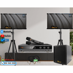 <font color=" blue">"ASM29"</font> 1000W 3 Ways Speakers Plus 4000W Digital Mixing Amplifier And Dual Wireless Microphone With Bluetooth, Optical, HDMI And 1000W Subwoofer Home Karaoke System<sup><font color=" red"> Free Gifts </font></sup> 