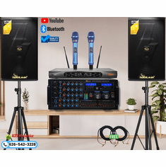 <font color=" blue">"ASM37"</font> IDOLmain Heavy Bass Karaoke System With 6000W IP-5900 Mixing Amplifier with Dual 4000W Loudspeakers and UHF-X1B Wireless Microphone<sup> <font color=" red"><b> Free Gifts</b></font>  </sup>