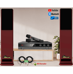 <font color=" blue">"ASM43" </font>IDOLpro Full 4000W Modern Digital Karaoke System with Dual Floor Speakers and Digital Mixing Amplifier with Wireless Microphones Built-in<sup><font color=" red">  Free gifts</font></sup>