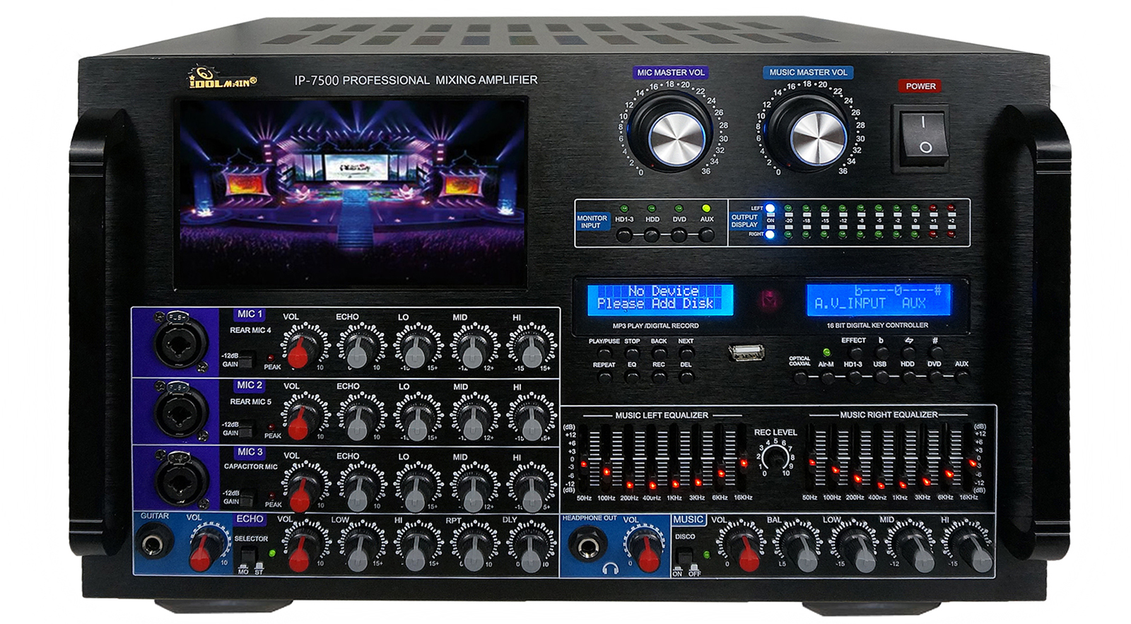 IDOLmain IP-7500 8000W Max Output Professional Digital