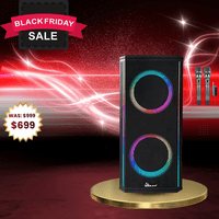 IDOlmain IPS-DJ10 Portable Powerful Bluetooth Rechargeable Party Speaker With DSP, Reverb, Livestreaming, Recording Optical | ARC Input Dual Wireless Microphone   <sup><B><font color=" red">BLACK FRIDAY SALE</font></sup></B>  