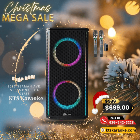 IDOlmain IPS-DJ10 Portable Powerful Bluetooth Rechargeable Party Speaker With DSP, Reverb, Livestreaming, Recording Optical | ARC Input Dual Wireless Microphone   <sup><B><font color=" red">Christmas SALE</font></sup></B>  