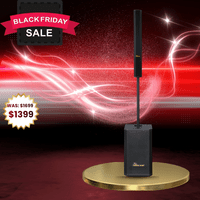 IDOLmain IPS-T4 4000W All-In-One Portable Tower Column Array Superior Sound Powered Professional Speaker System <sup><B><font color=" red">BLACK FRIDAY SALE </font></sup></B>