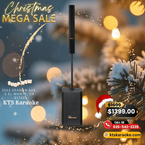 IDOLmain IPS-T4 4000W All-In-One Portable Tower Column Array Superior Sound Powered Professional Speaker System <sup><B><font color=" red">MEGA SALE </font></sup></B>