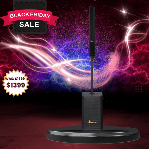 IDOLmain IPS-T4 4000W All-In-One Portable Tower Column Array Superior Sound Powered Professional Speaker System <sup><B><font color=" red">BLACK FRIDAY SALE </font></sup></B>