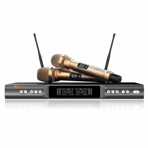 IDOLmain UHF-X2D Golden Dragons Engraved with Dependable Performance and Professional Graded Wireless Microphones 