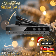 IDOlpro IP-200 4000W Professional Digital Karaoke Processor Amplifier  Equipped With Anti-Feedback and Music Exciter Plus Dual Wireless Microphones  <B> <sup><font color=" red ">Christmas SALE</b></font></sup>