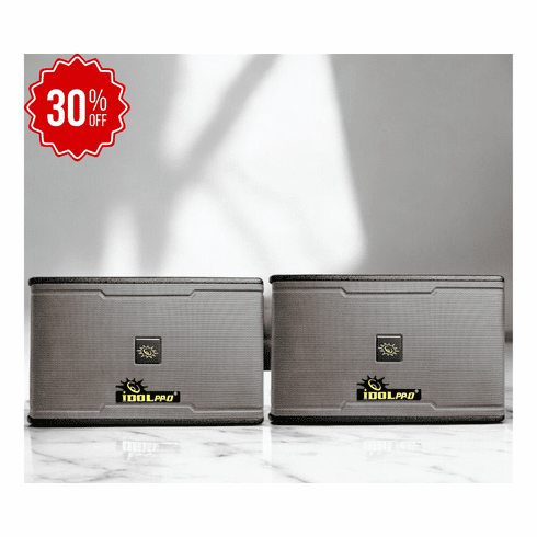 IDOLpro IPS-700 1200W 10" Woofer 3 Way High Power Professional Karaoke Speakers <b> <font color=" red">Opened Box </font></b>