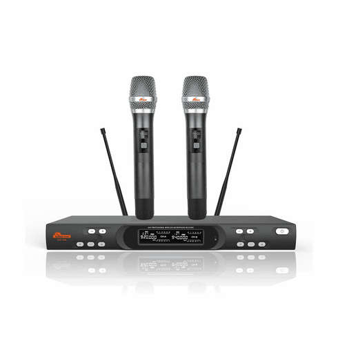 IDOLpro UHF-308 Budget-Friendly Dual Karaoke Wireless Microphones 